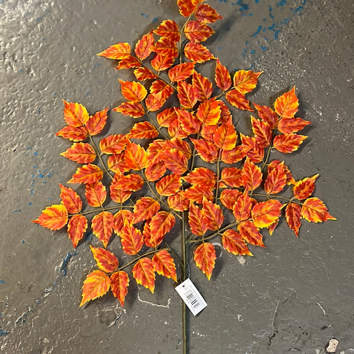Autumn Leaf Stem x 74cm - Golden