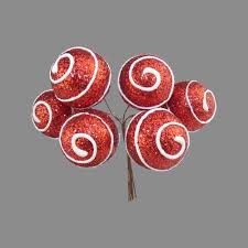 6 x 3cm Candy Swirl Ball Picks