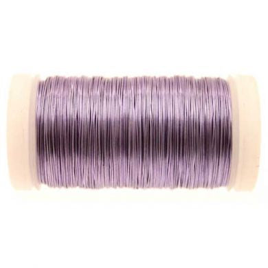 Metallic Colour Wire On A Reel - Lilac