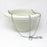 Plastic Hanging Basket With Metal Chain - Ivory