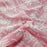 100% Cotton Leaf Print Fabric x 112cm / 45" - Pink T110