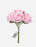 6 Head Foam Rose Bunch - Light Pink