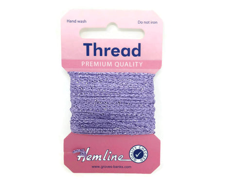 Glitter Thread x 10m - Lilac