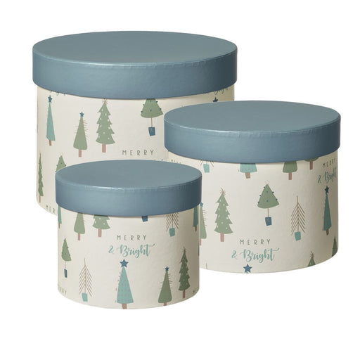 Set of 3 Hat Boxes - Lonesome Pine