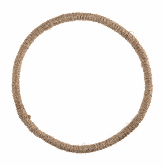 Mini Wreath Base - Jute Wrapped Wire x 14cm/5.5in