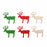 Craft Embellishment - Wooden Reindeer - Pack of 12