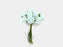 12 Miniature Foam Roses - Mint