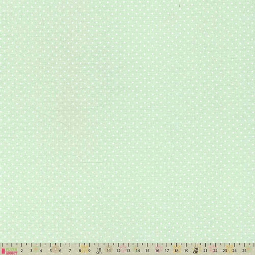 1 Metre Polycotton Mint Pin Spot Fabric x 112cm / 44" (pinm2)