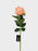 Single Stem Velvet Touch Rose x 52cm - Mixed Peach