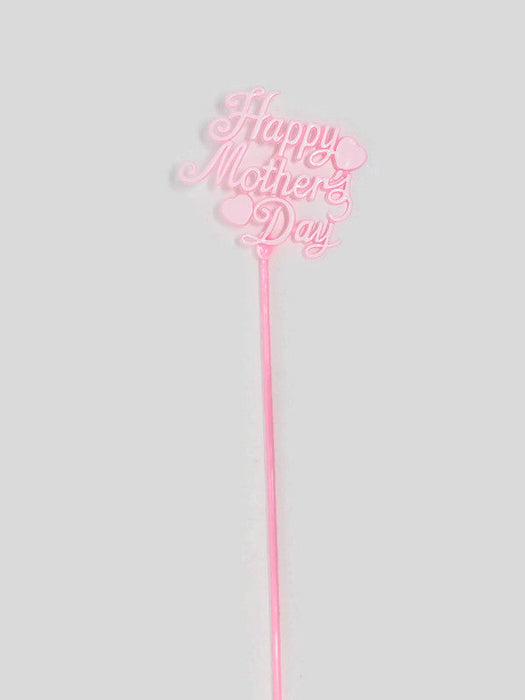 Pink Mother's Day Picks x 28cm - Pack of 12