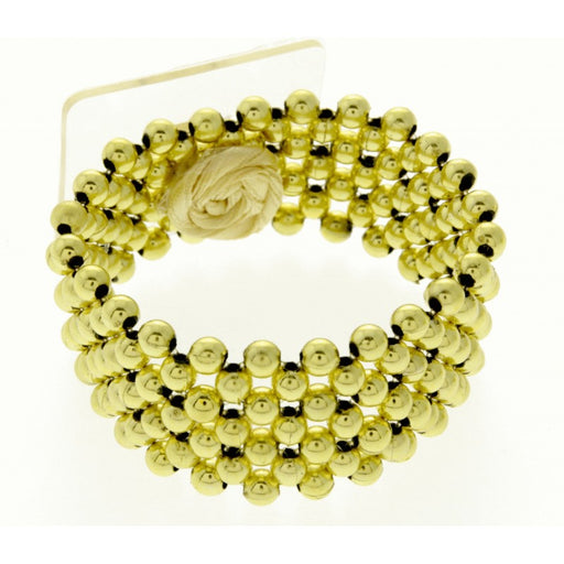 Narrow Pearl Bracelet - Gold