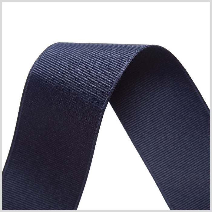 25mm x 20m Grosgrain Ribbon - Navy