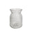 Emily Dimpled Vase - Clear - 16cm