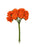 12 Miniature Foam Roses - Orange