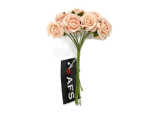 Burlap Natural Mini Rose Flower Stems | Rustic Wedding Favors | Decorations  Supplies Gift Craft