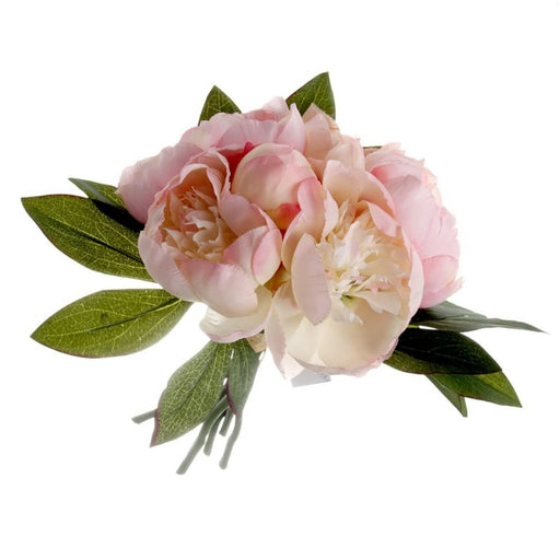 6 Head Pink Peony Bunch - Light Pinks