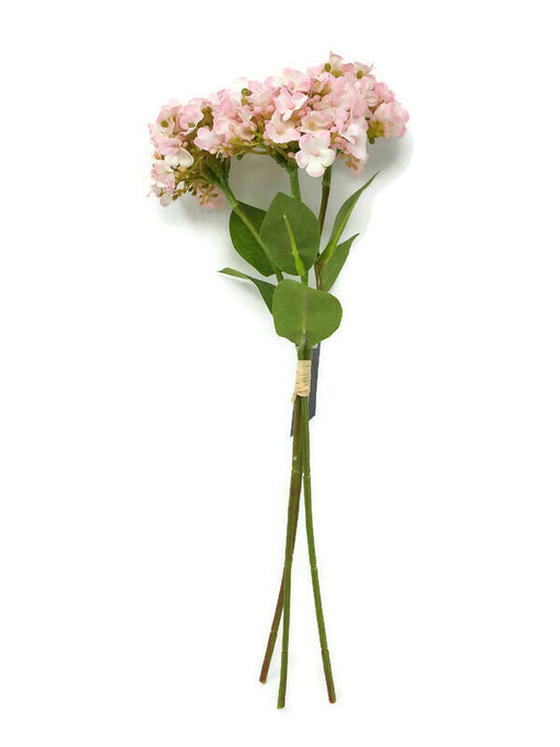 Petite Hydrangea Blossom Flower Posy x 32cm - Baby Pink