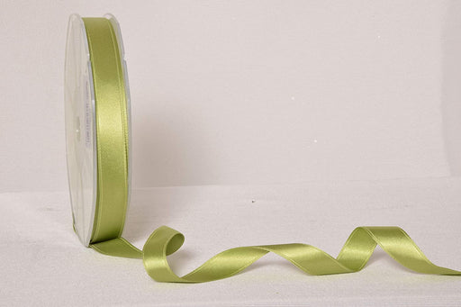 6mm x 20m Double Faced Pistachio Satin Ribbon