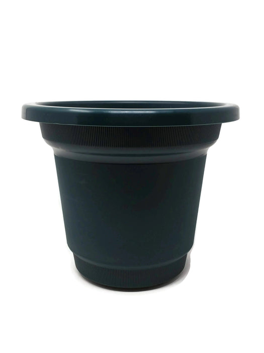 25cm Plastic Planter - Green