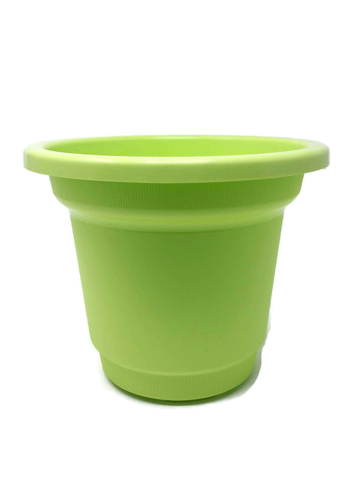 lime green plastic plant pots 25cm Plastic Planter