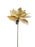 Luxury Sparkling Poinsettia Pick x 65cm - Champagne Gold