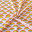 1 Metre Rainbows and Clouds Polycotton Fabric Pink Background x 43"