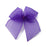 100 Organza Mini Bows x 30mm - Purple