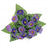 Ranunculus Bush - Mainly Purple & Slight Blue Mix (18 Heads) RN1801