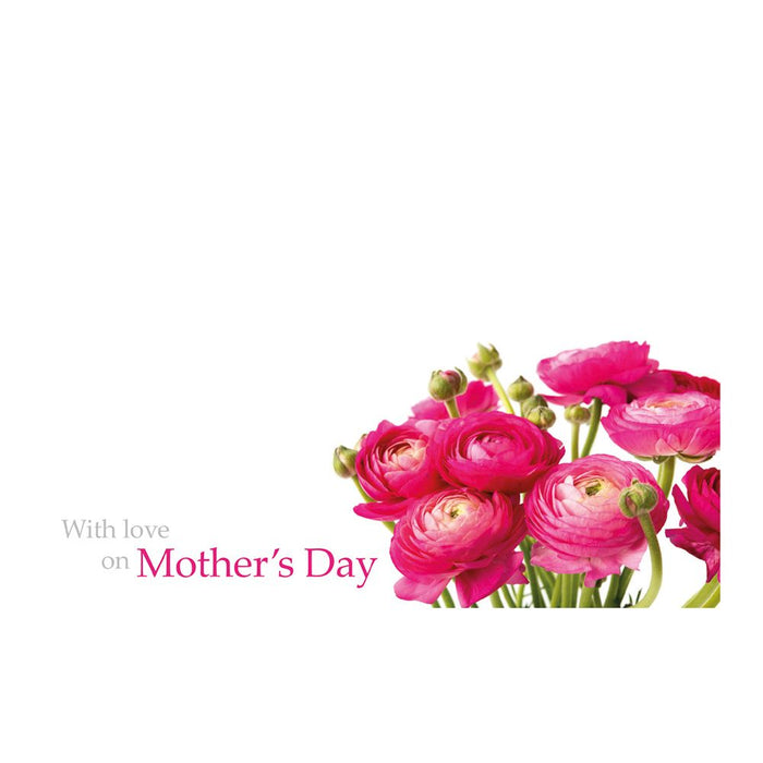 50 Florist Message Cards - With Love on Mother's Day