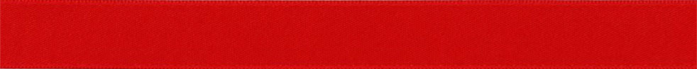 3mm x 50m Double Faced Satin Ribbon Roll - Red