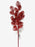 Glittered Tall Fern Spray x 72cm - Red