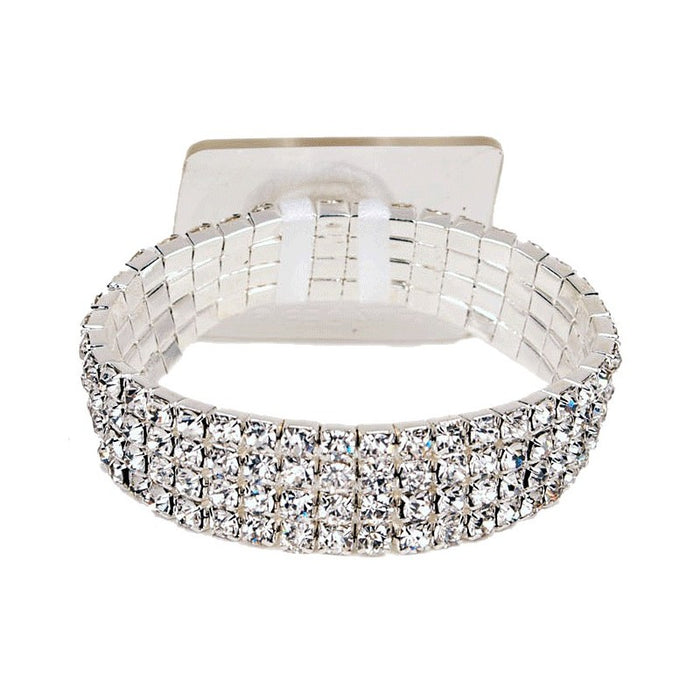 Rock Candy Silver Corsage Bracelet RC203