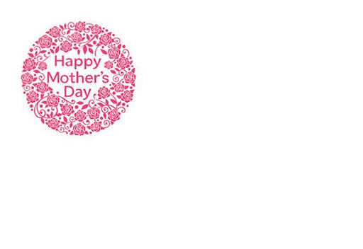 50 Mother's Day Flower Gift Cards -  Rose Ball