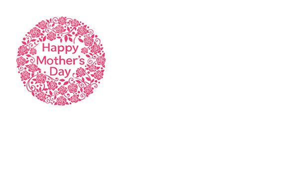 50 Mother's Day Flower Gift Cards -  Rose Ball