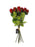 7 Head Red Rose Bud Bundle x 37cm