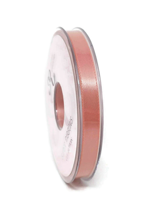 15mm x 20m Double Faced Satin Ribbon - Fashion Rose Gold