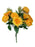 Rose & Sunflower Bush x 42cm - Yellow