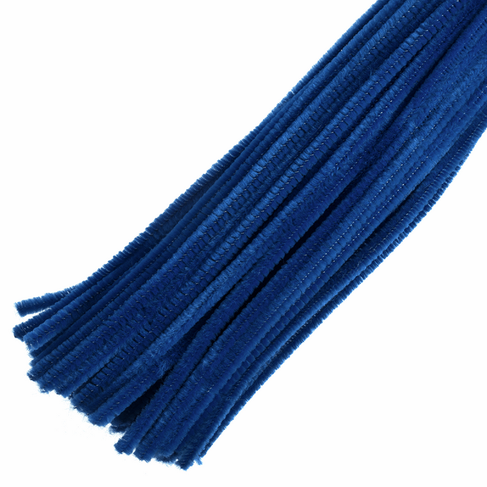 30 x Chenilles Pipe Cleaners  30cm x 6mm - Royal