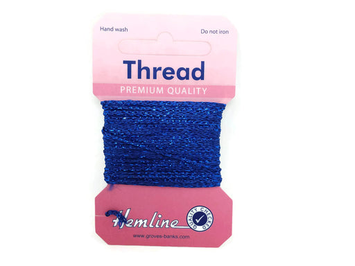 Glitter Thread x 10m - Royal Blue