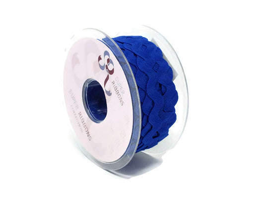 Ric Rac Ribbon Reel - 13mm x 20m - Royal Blue