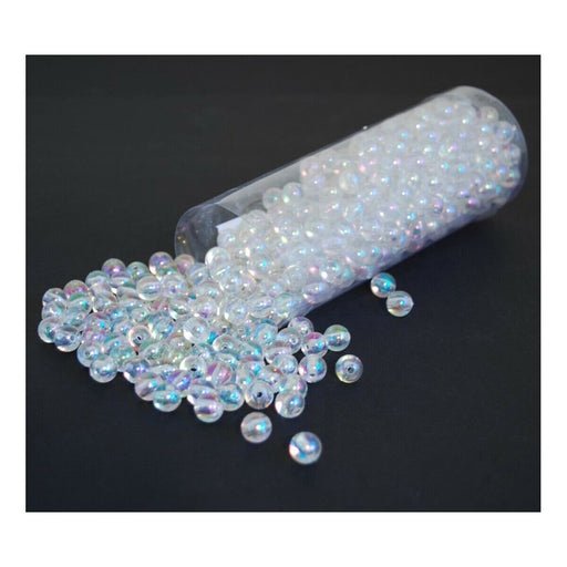 200g Clear Iridescent Loose Bead Tube