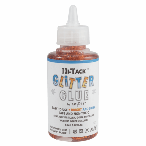 Copper Glitter Glue Adhesive 50ml