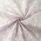 1 Metre Daisy Polycotton on Polkadot Grey Background Fabric 112cm Width