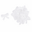 White Bows Pack of 70, 2.5cm approx