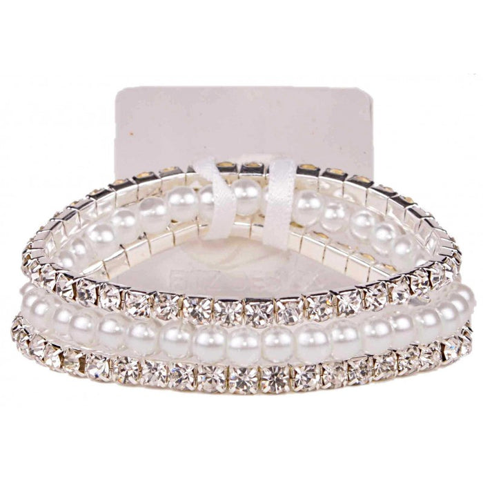 Sarina Corsage Bracelet - White