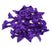 Satin Scatter Bows 15mm Wide x 100pcs - Purple