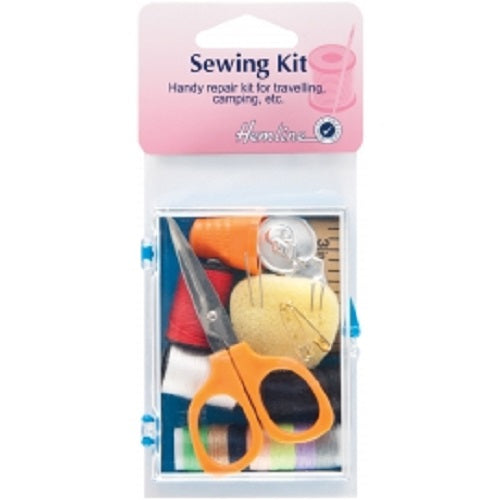 Sewing Kit in Clear View Box - 8 x 5.75cm
