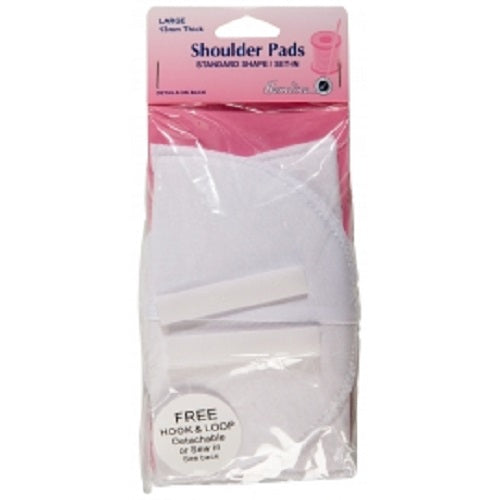 Shoulder Pads Standard Shape/Set In - Large