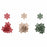 Wooden Star Embellishment x 2cm - Pack of 18