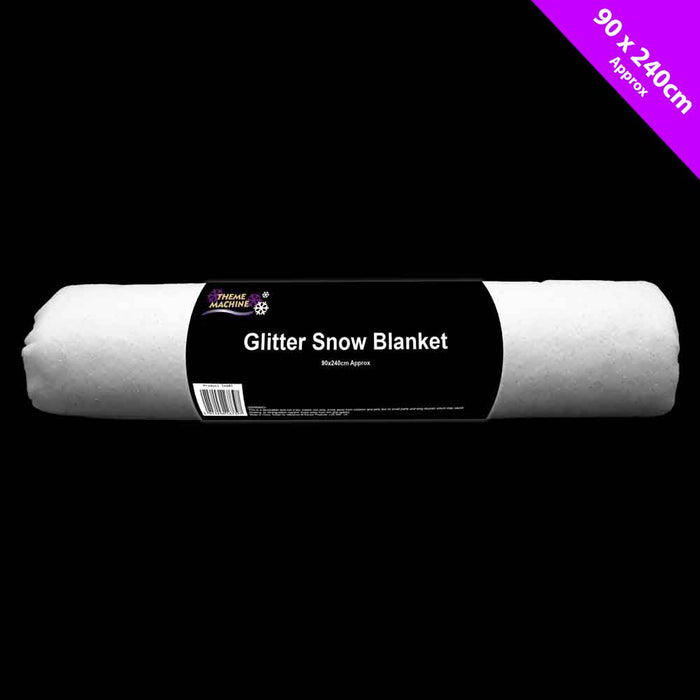 Glitter Snow Blanket 90 x 240cm